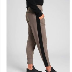 Athletes Venice Velvet Stripe Jogger. NWT